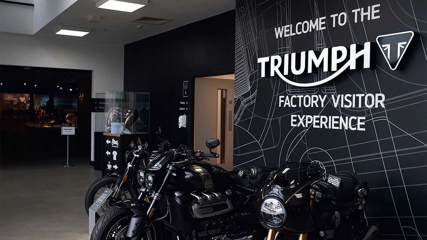 motorcycle factory tour uk